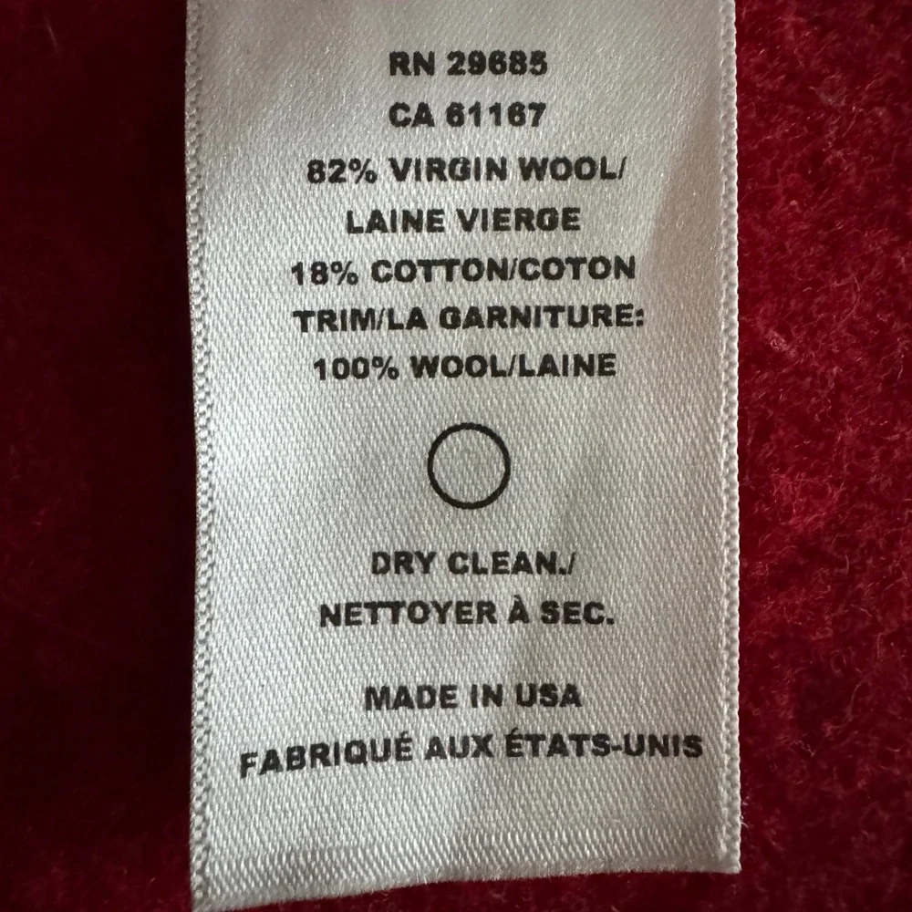 Pendleton Ikanum Blanket Confederated Tribes Grand Ronde Wool Red Black USA Made